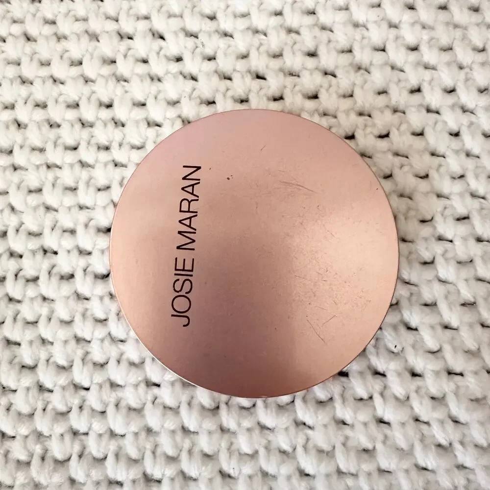 Josie Maran Cosmetics Rosey Blush Pink Compact Mirror New Rare HTF Discontinued